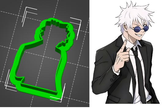 animecharacter 3.5" cookie cutter STL